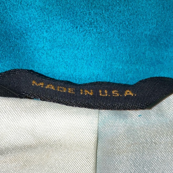 Vintage Turquoise Pioneer Wear Fringe Jacket - Picture 9 of 15